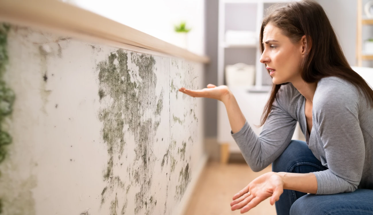 Mold on wall
